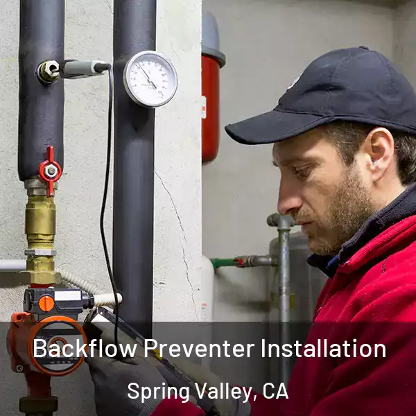  Backflow Preventer Installation Spring Valley, CA