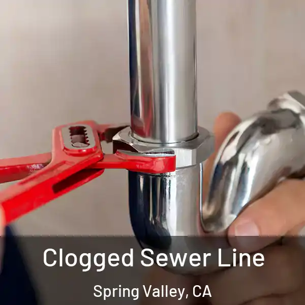  Clogged Sewer Line Spring Valley, CA