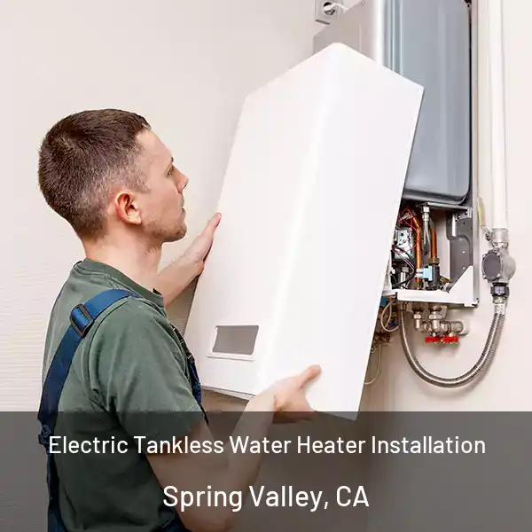  Electric Tankless Water Heater Installation Spring Valley, CA