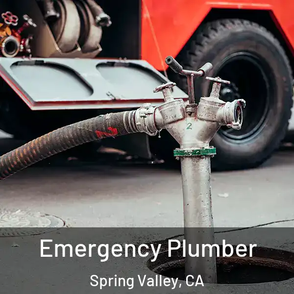  Emergency Plumber Spring Valley, CA