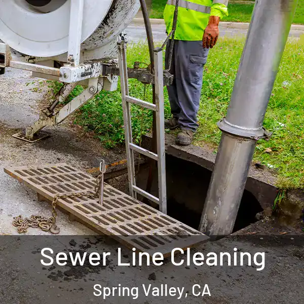  Sewer Line Cleaning Spring Valley, CA