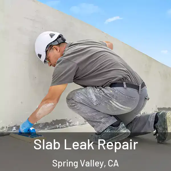  Slab Leak Repair Spring Valley, CA