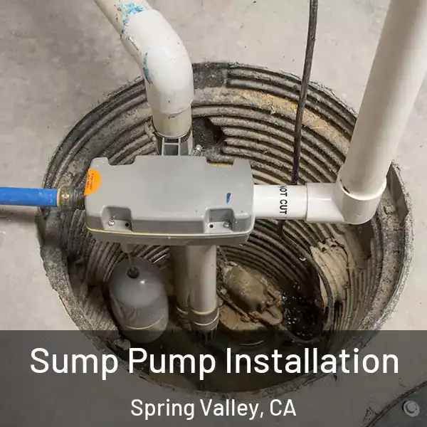  Sump Pump Installation Spring Valley, CA