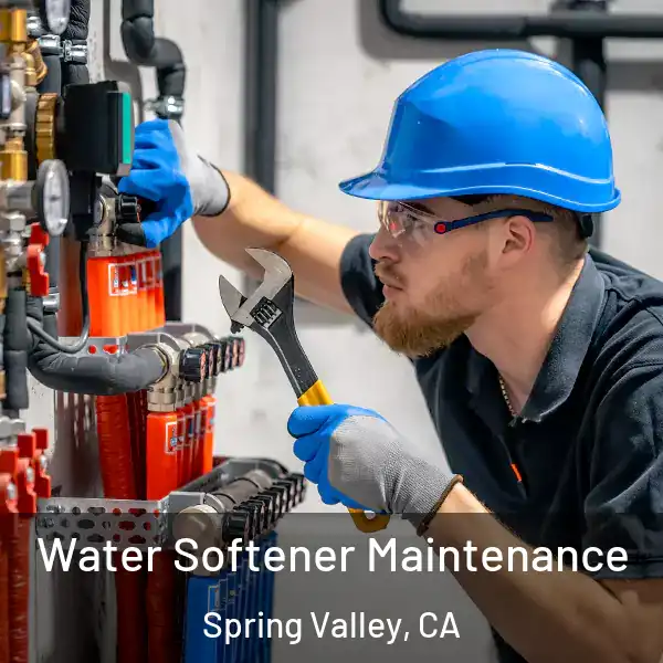  Water Softener Maintenance Spring Valley, CA